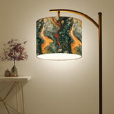 Arc Floor Lamp (Made in USA), Artistic Marble Design Living Room, Bedroom, Home Decor Accent Lighting
