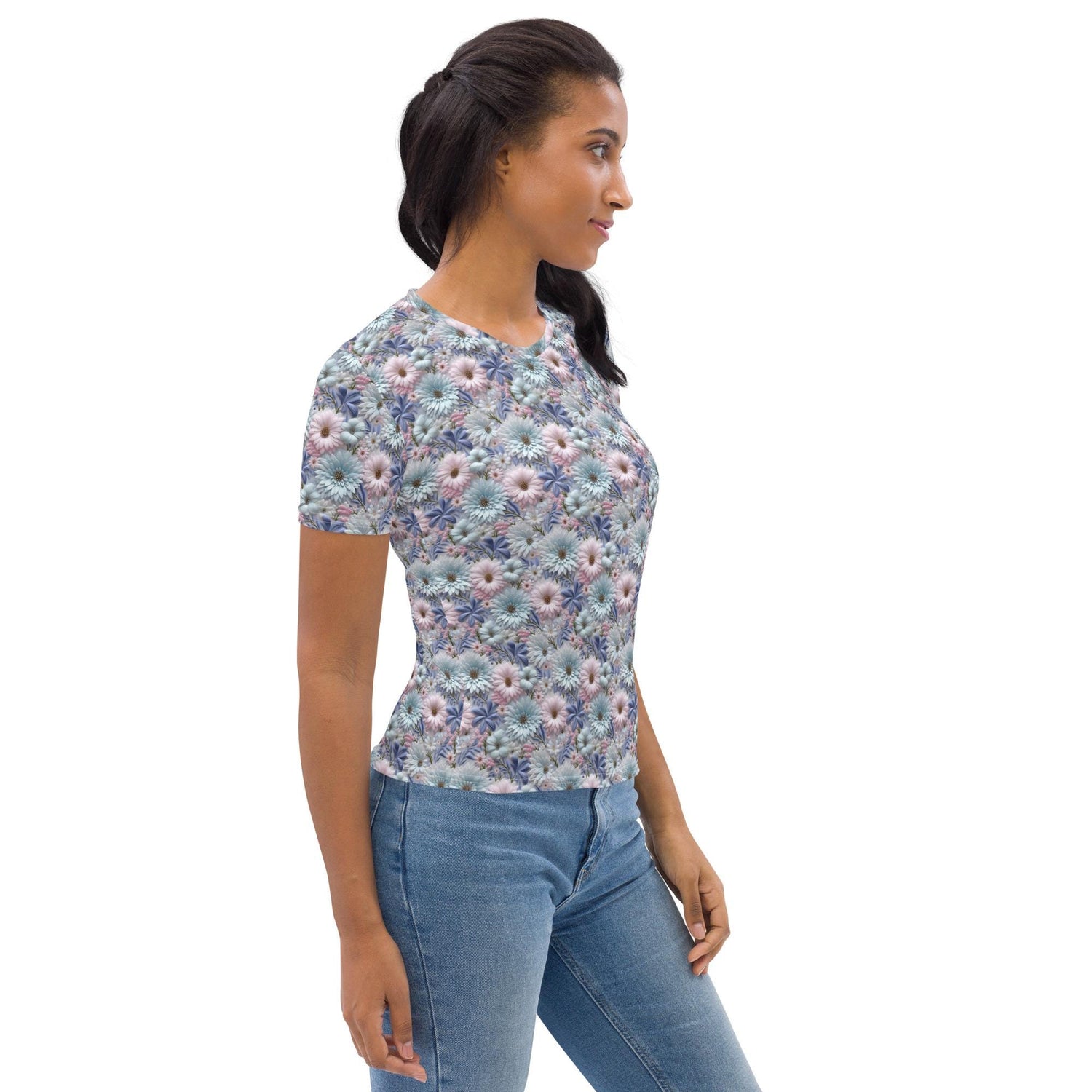Pretty Spring Floral Pattern Women&