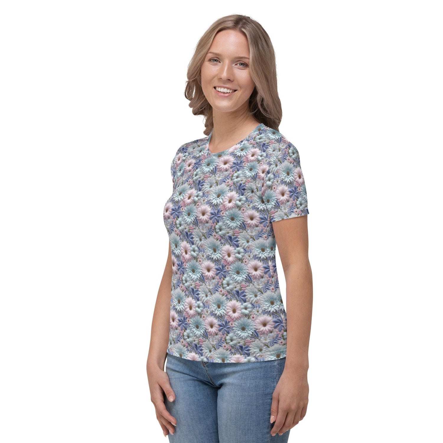 Pretty Spring Floral Pattern Women&