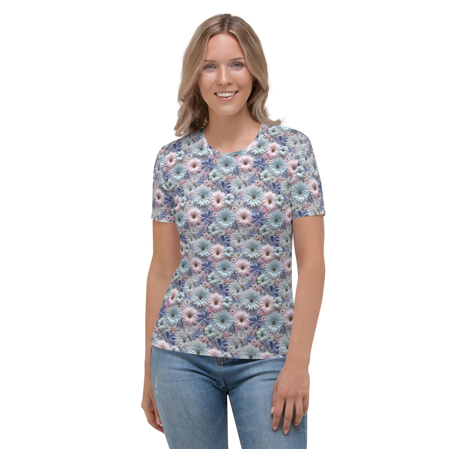 Pretty Spring Floral Pattern Women&
