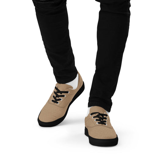 Mens Lace-Up Stylish Canvas Shoes | Trendy Casual Sneakers | Lightweight & Comfortable | Urban Streetwear Essential