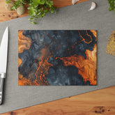 Elegant Marble Glass Cutting Board, Kitchen Decor, Gift for Cooks, Housewarming, Unique Kitchen Accessory, Modern Home