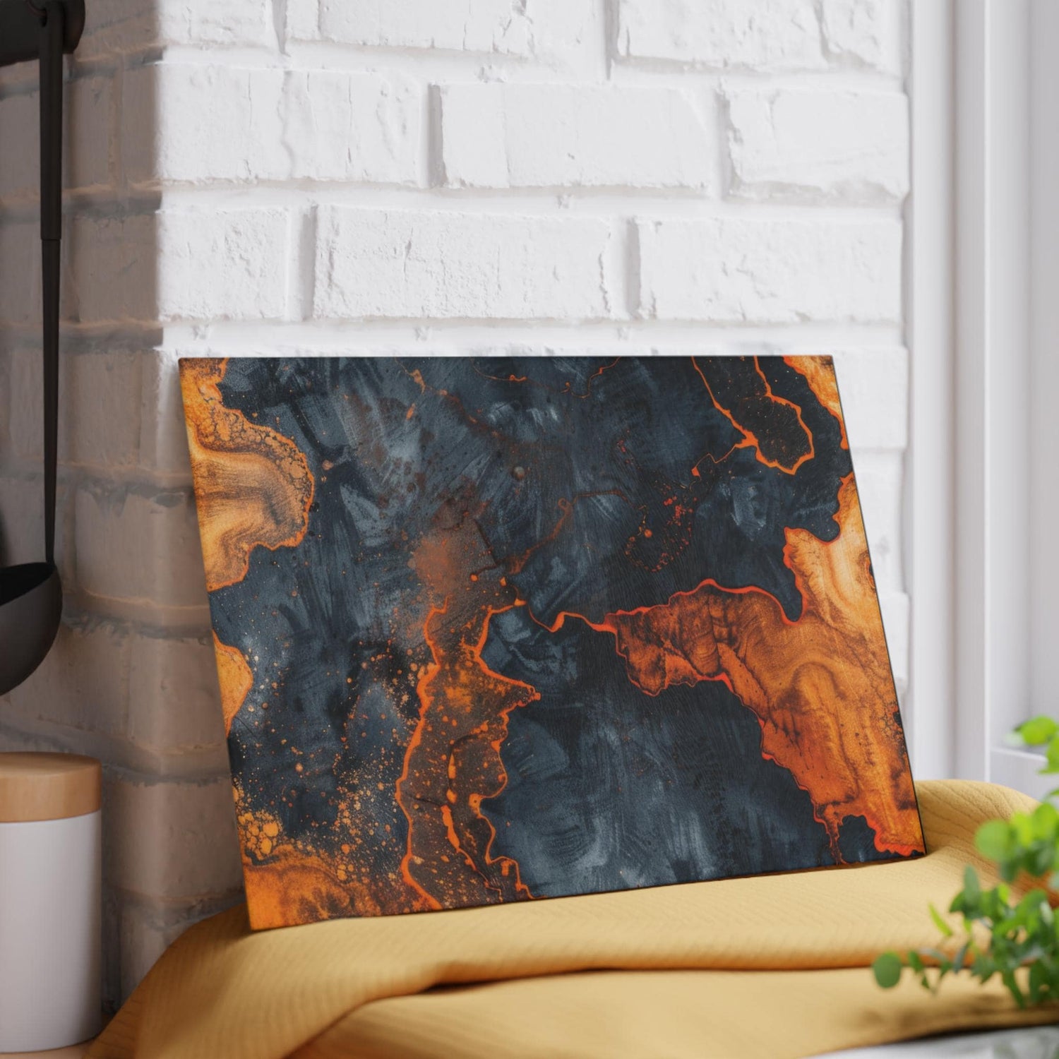 Elegant Marble Glass Cutting Board, Kitchen Decor, Gift for Cooks, Housewarming, Unique Kitchen Accessory, Modern Home