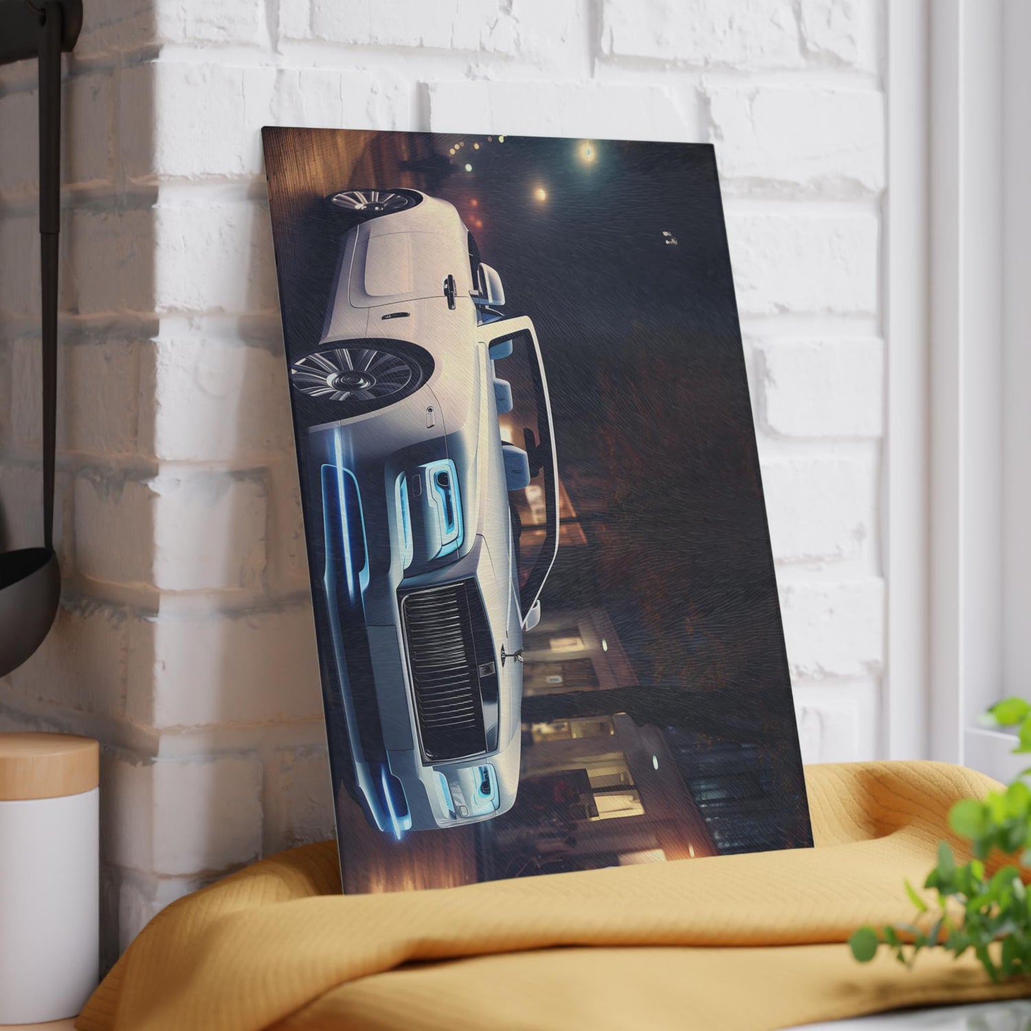 Luxury Car Glass Cutting Board - Unique Kitchen Decor, Culinary Gift, Car Enthusiast Kitchenware, Modern Home Accessories, Stylish Cooking