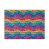 Colorful Musical Notes Glass Cutting Board - Perfect for Musicians, Gift for Music Lovers, Kitchen Decor, Housewarming Gift, Party Essential