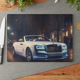 Luxury Car Glass Cutting Board - Unique Kitchen Decor, Culinary Gift, Car Enthusiast Kitchenware, Modern Home Accessories, Stylish Cooking
