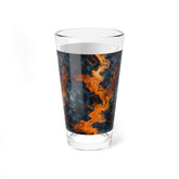 Artisan Mixing Glass, 16oz - Marbled Drinkware, Unique Cocktail Glass, Home Bar Decor, Gift for Mixologists, Modern Kitchen Accent