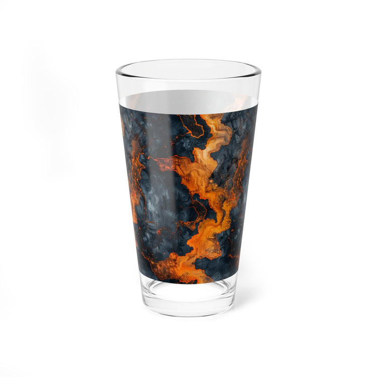 Artisan Mixing Glass, 16oz - Marbled Drinkware, Unique Cocktail Glass, Home Bar Decor, Gift for Mixologists, Modern Kitchen Accent