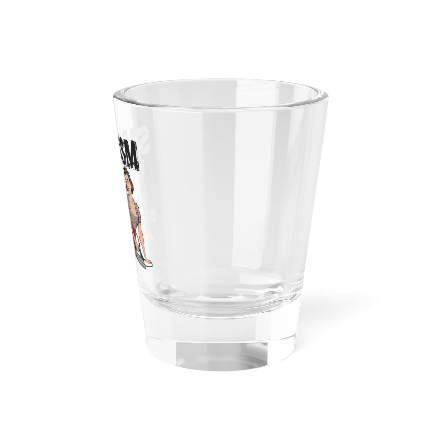 Sarcasm Shot Glass for Humor Lovers, Witty Gift for Friends, Fun Party Accessory, Gag Gift for Birthdays, Retro Style Drinkware