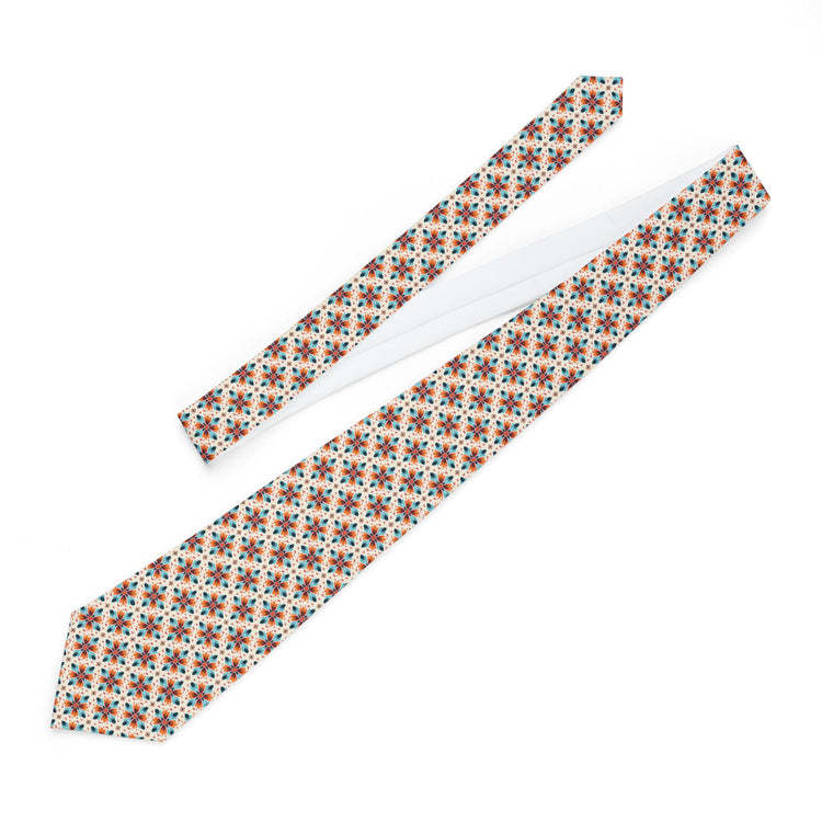 Floral Pattern Necktie - Stylish Accessory for Men, Perfect Gift for Weddings, Father&
