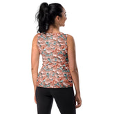 Womens 3D Pastel Spring Floral Sublimation Cut & Sew Tank Top