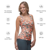 Womens 3D Pastel Spring Floral Sublimation Cut & Sew Tank Top