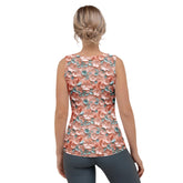 Womens 3D Pastel Spring Floral Sublimation Cut & Sew Tank Top