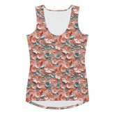 Womens 3D Pastel Spring Floral Sublimation Cut & Sew Tank Top
