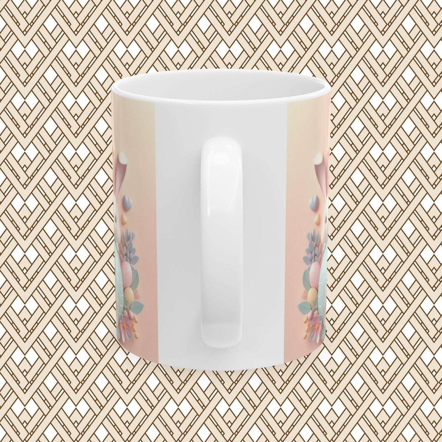 Cute Bunny Easter Ceramic Mug, Perfect for Spring Gifting, Coffee Lovers, Tea Enthusiasts, Festive Decor, 11oz, 15oz