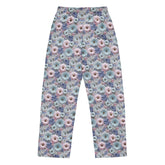 3D Floral Pajama Pants for Women – Spring Soft Lounge Pants – Comfort Sleepwear – Cute Printed PJ Bottoms – Cozy Elastic Waist Pants
