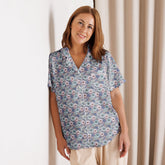3D Floral Pajama Top Women&
