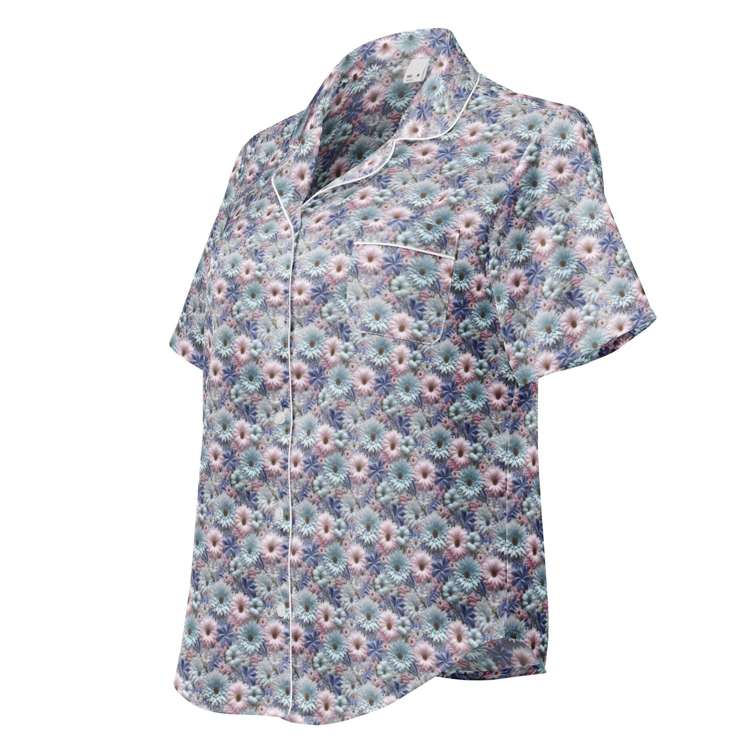 3D Floral Pajama Top Women&