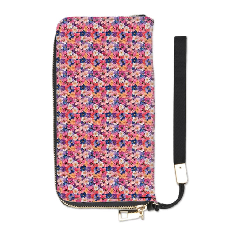 Oil Painting Sublimation Floral pattern Clutch Wallet for Women, Casual Daily Wear Designer Pocket Book, Gift for Her