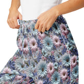 3D Floral Pajama Pants for Women – Spring Soft Lounge Pants – Comfort Sleepwear – Cute Printed PJ Bottoms – Cozy Elastic Waist Pants