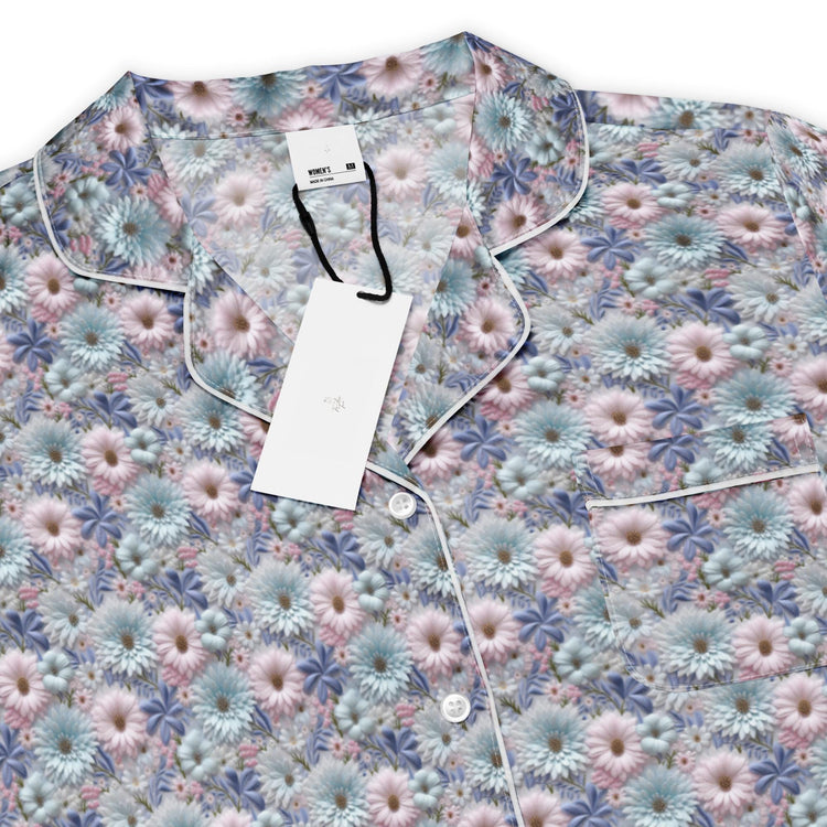 3D Floral Pajama Top Women&